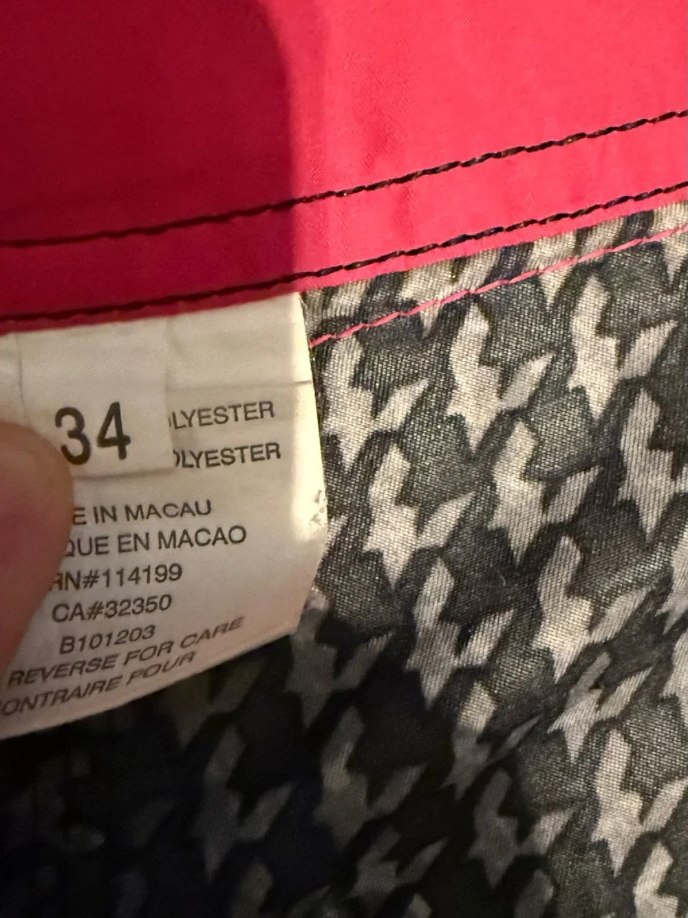 Vintage Quicksilver Black & Pink Graphic Boardshorts